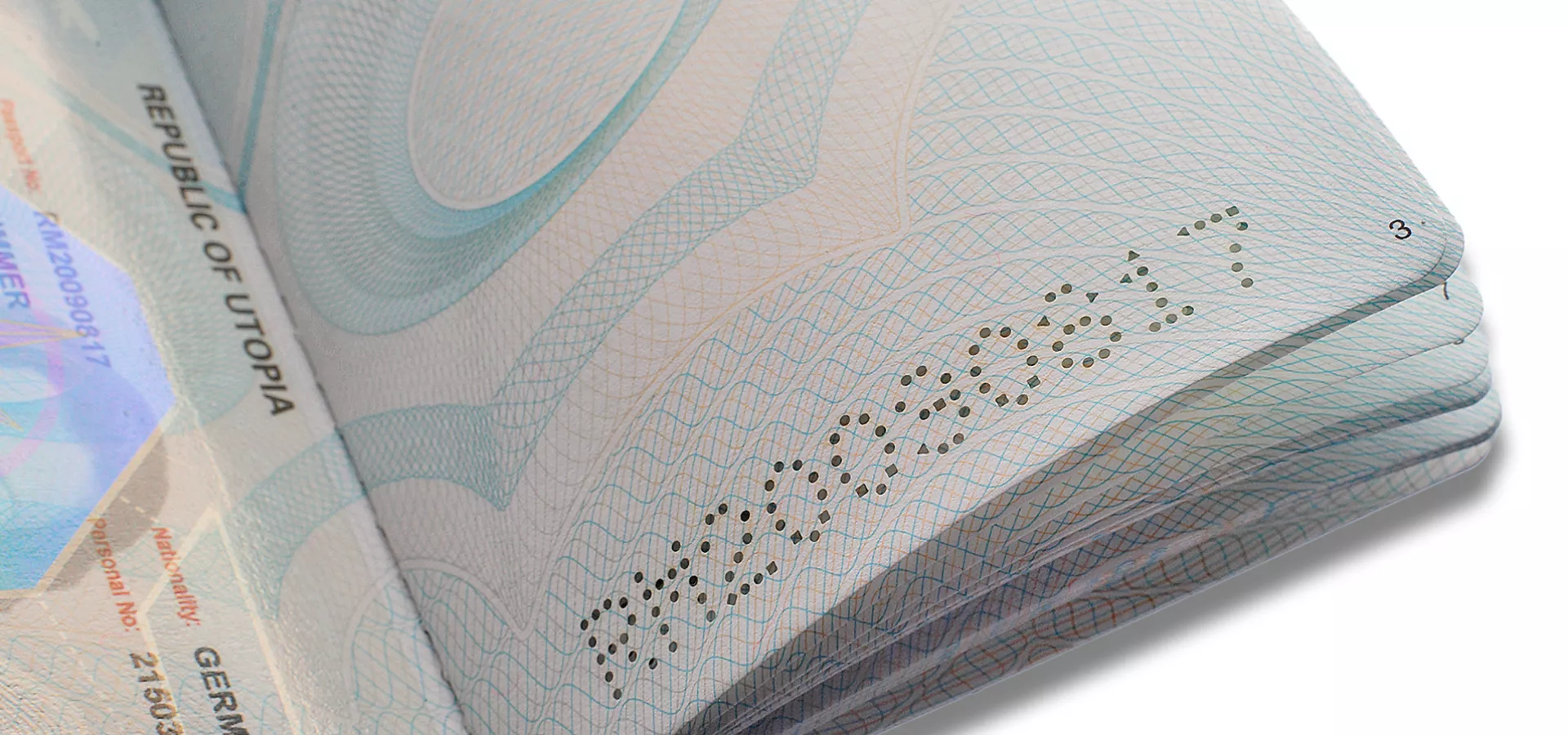 Patented perforation process for your ID documents