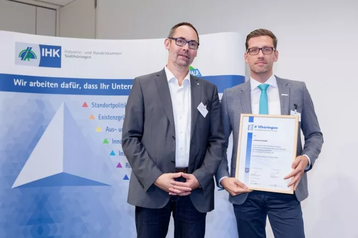 Teilnahmeurkunde am Nachhaltigkeitsabkommen Thüringen
