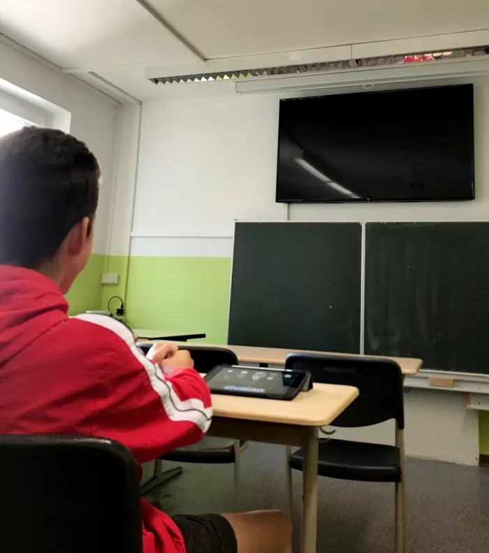 Digitaler Unterricht am Gerstunger Gymnasium