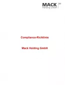 Compliance Richtlinie Mack Holding